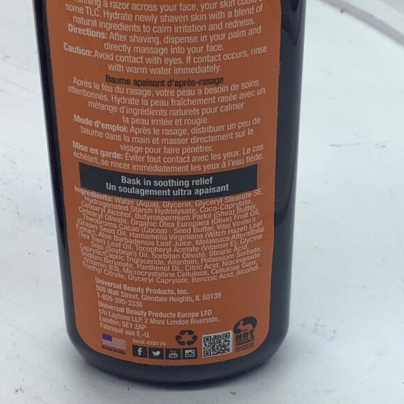 Van Der Hagen Post Shave Soothing Balm 3.4 Oz Bottle Soothes Redness Irritation - Picture 4 of 6